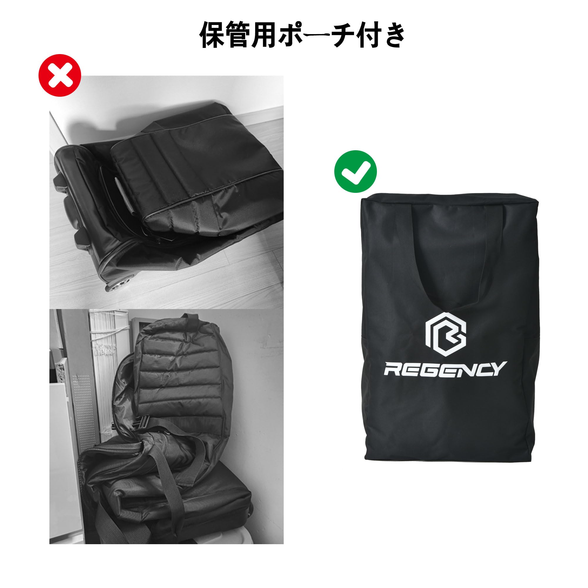 Amazon | Regency ゴルフバッグ トラベルケース キャスター付き